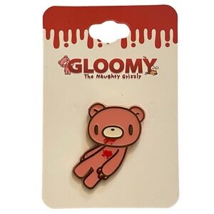 Gloomy the Naughty Bear Enamel Pin